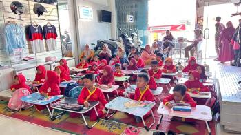 TDM Way Jepara Gelar Lomba Mewarnai Anak TK, Disambut Antusias Warga Sekitar